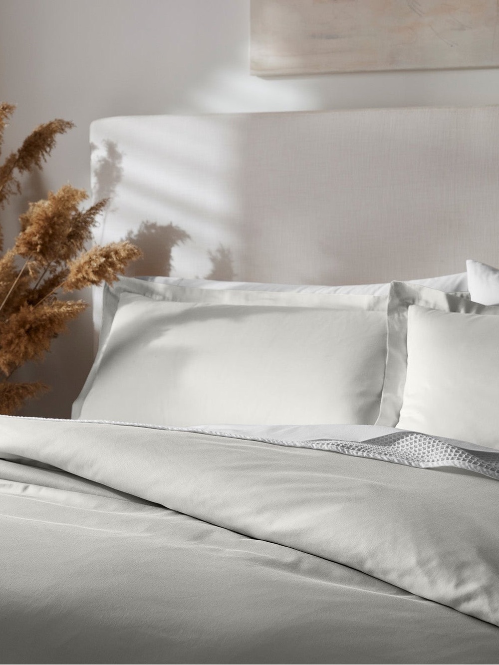 Boll & Branch 100% Organic Cotton Light Grey Mist King/California King - Picture 3 of 7